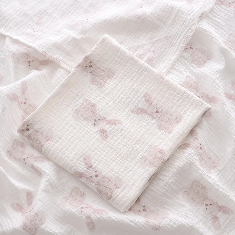 couverture-bebe-PetitChene-coton-floral-nuance-marron