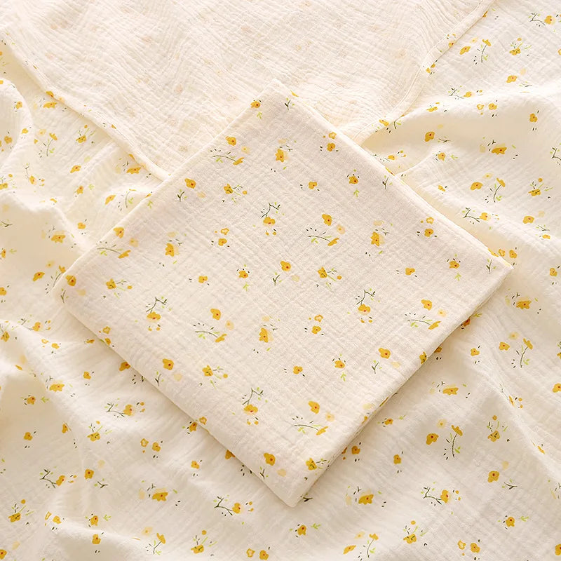 couverture-bebe-PetitChene-coton-jaune-dessin-anime