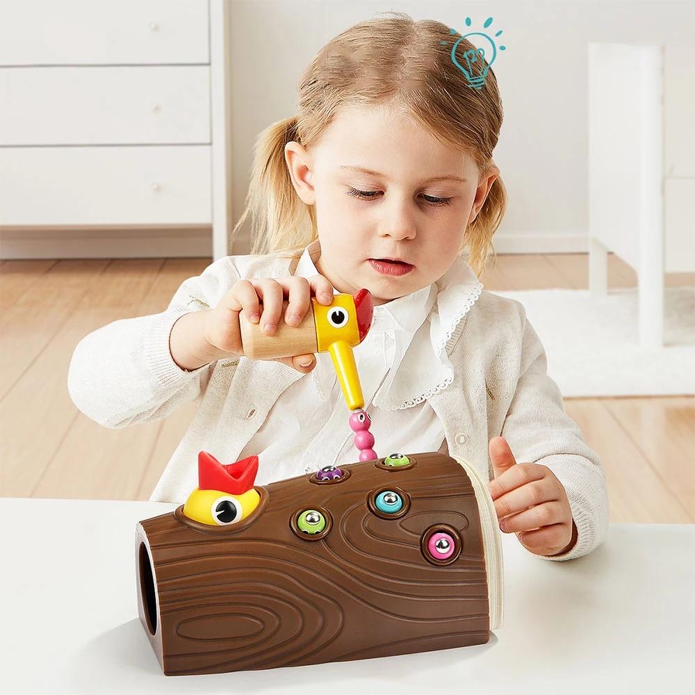 FeedingBird™ - Jouets magnétique attrape - ver | Jeux enfants - Bebe prestige