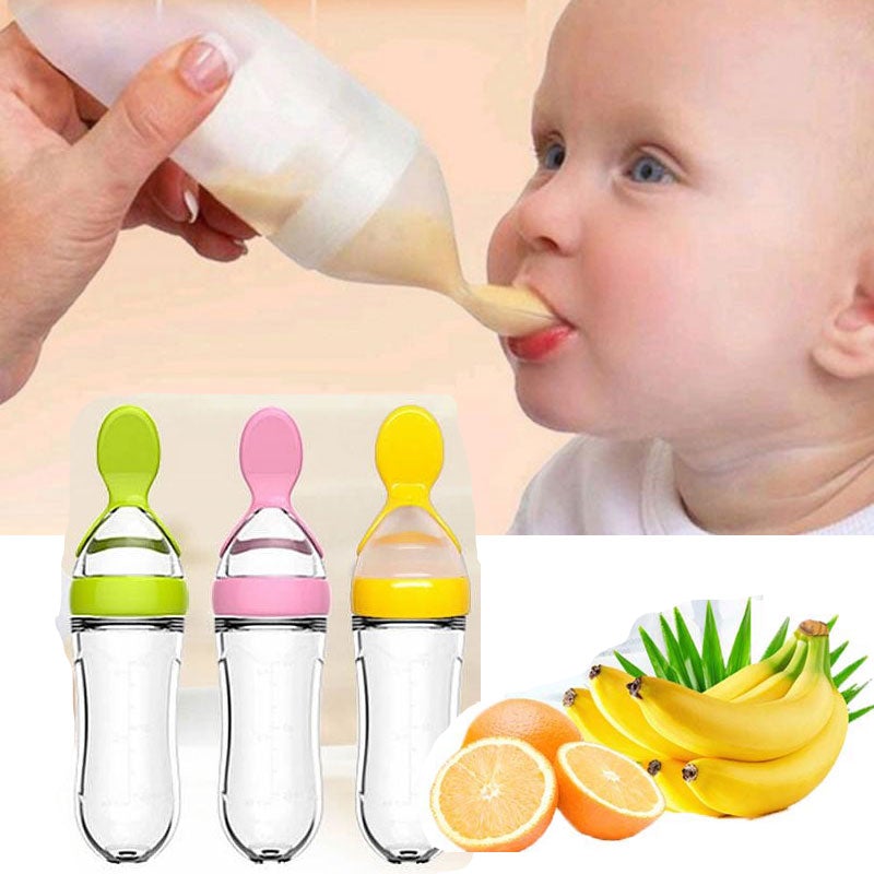 Biberon avec cuillère pour nouveau - né | EasyBottle™ - Bebe prestige