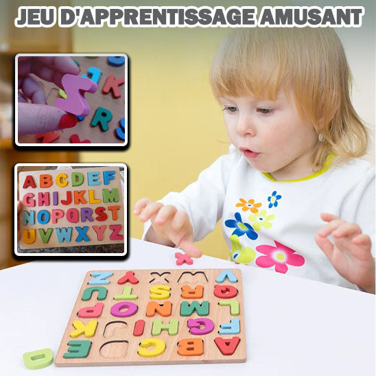 Le petit crack™ - Puzzle 3D en bois- Jouet d'éveil