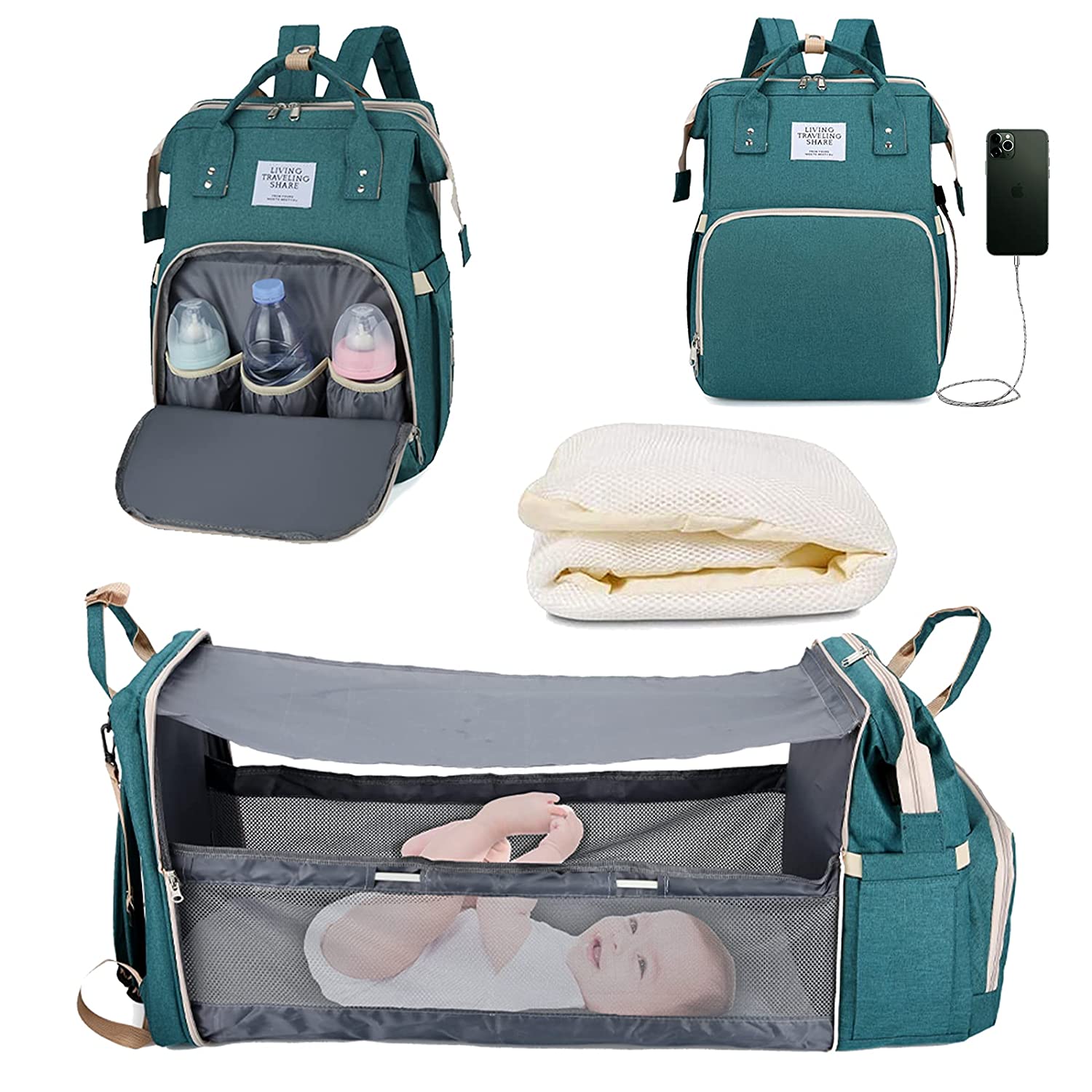 Sac à langer portatif | Berceau de voyage BabyNappy™ - Bebe prestige