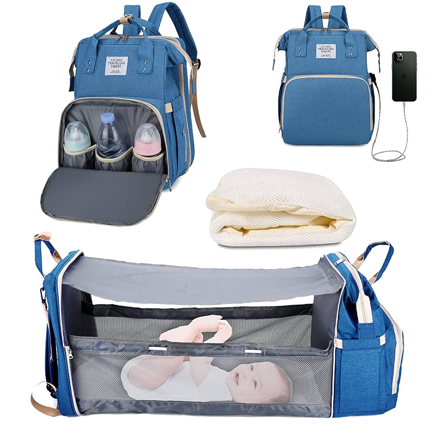 Sac à langer portatif | Berceau de voyage BabyNappy™ - Bebe prestige