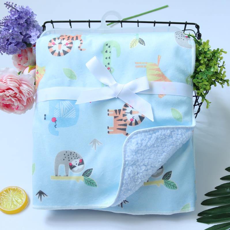 couverture-bebe-Toon-calin-polyester-bleu-dessin